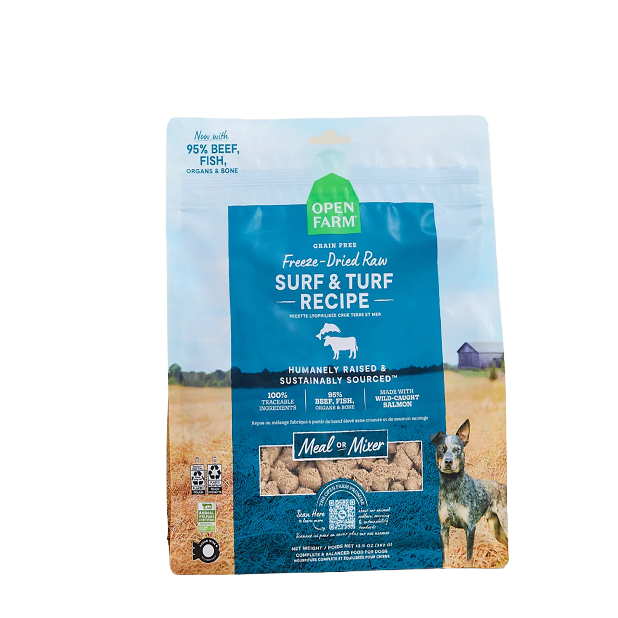 Open Farm Surf & Turf Freeze-Dried Raw Dog Food