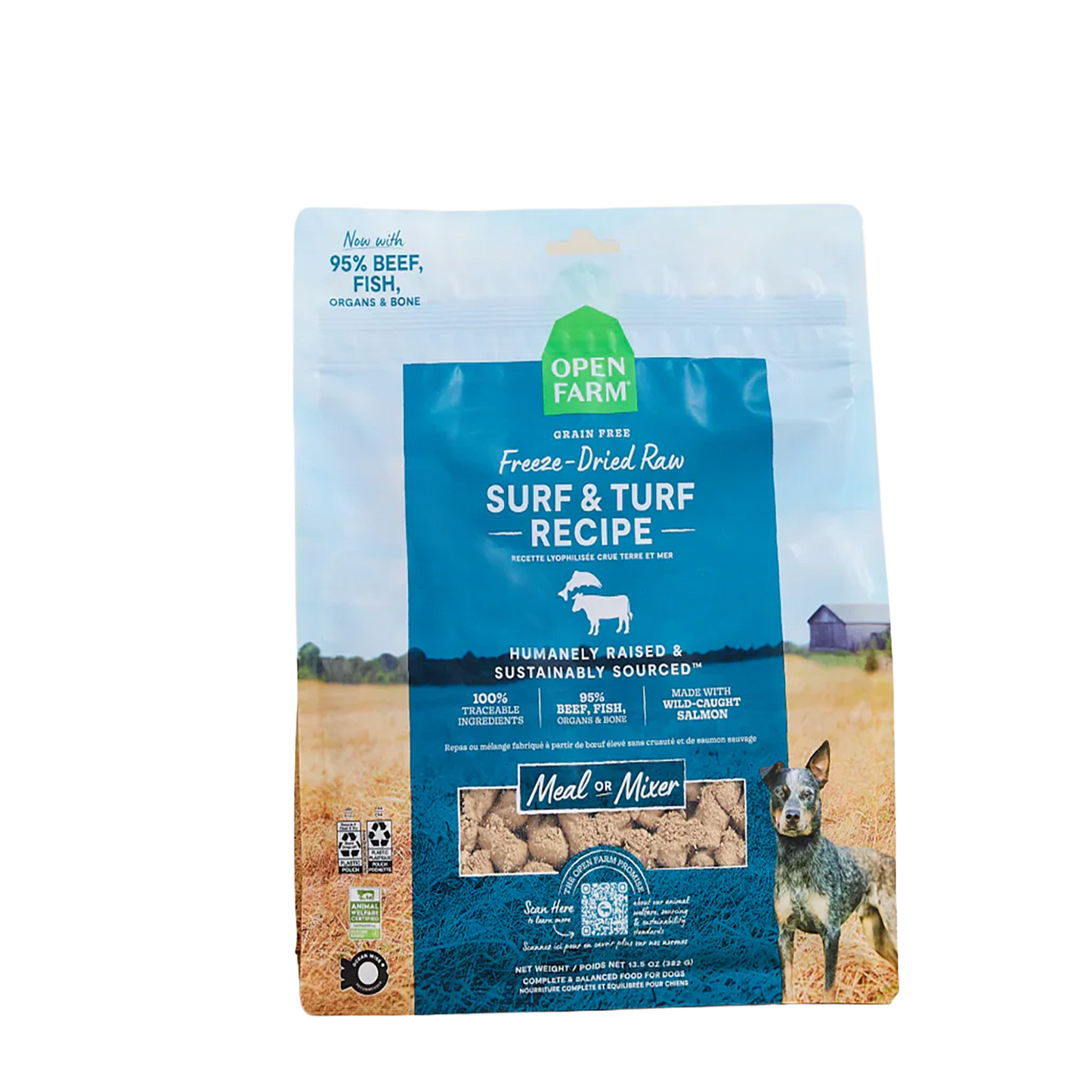 Open Farm Surf & Turf Freeze-Dried Raw Dog Food