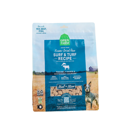 Open Farm Surf & Turf Freeze-Dried Raw Dog Food