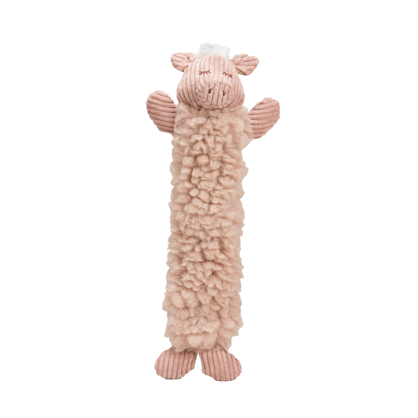 Penelope Pig Fluffer Long & Lovelie™ Durable Plush Dog Toy