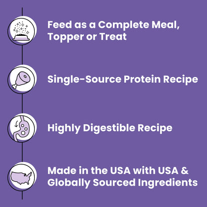 Bixbi Rawbble® Freeze-Dried Dog Food | Lamb Recipe