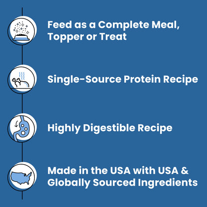 Bixbi Rawbble® Freeze-Dried Dog Food | Turkey Recipe