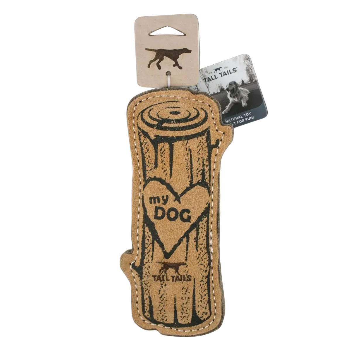 Tall Tails Leather & Wool Log