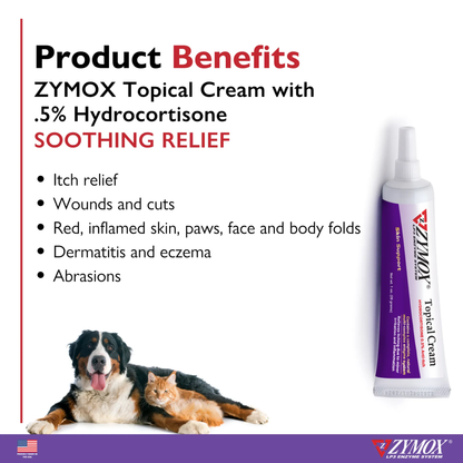 Zymox Topical Cream with Hydrocortisone