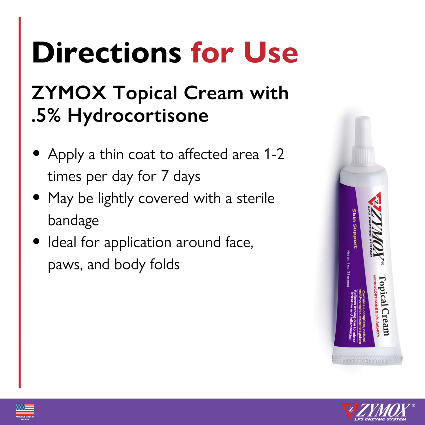Zymox Topical Cream with Hydrocortisone