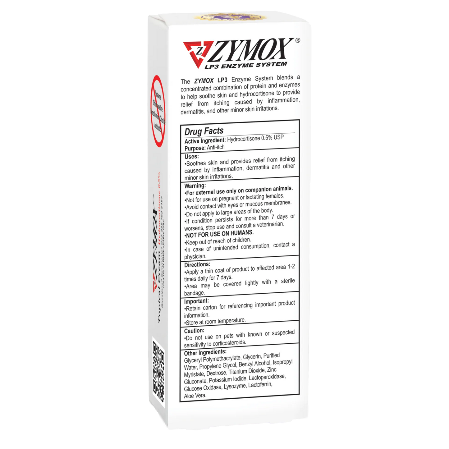 Zymox Topical Cream with Hydrocortisone