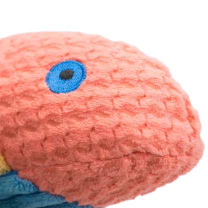 Raucous Rainbow Trout Knottie® Plush Dog Toy