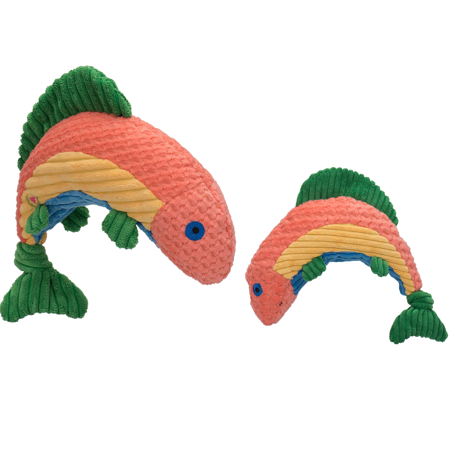 Raucous Rainbow Trout Knottie® Plush Dog Toy