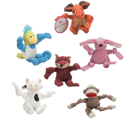 Wee Huggles® Assorted Plush Toys For Dogs, 6 Pack