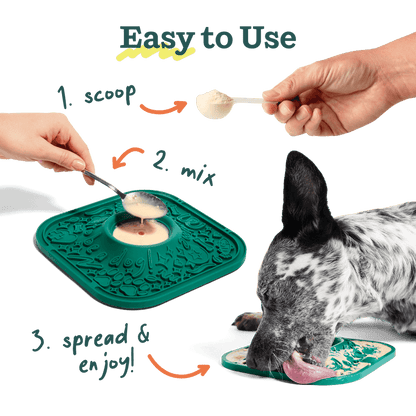 Woof 2-in-1 Lick Mat Slow Feeder