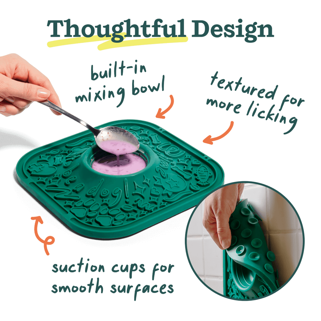 Woof 2-in-1 Lick Mat Slow Feeder