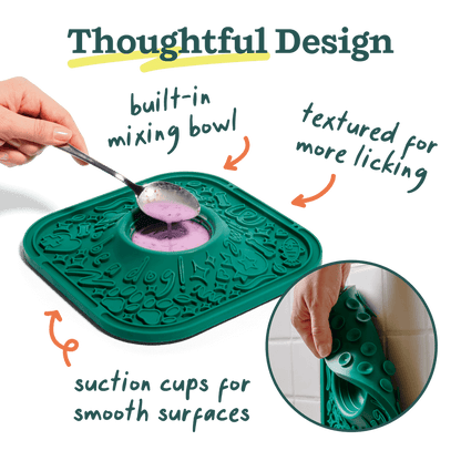 Woof 2-in-1 Lick Mat Slow Feeder