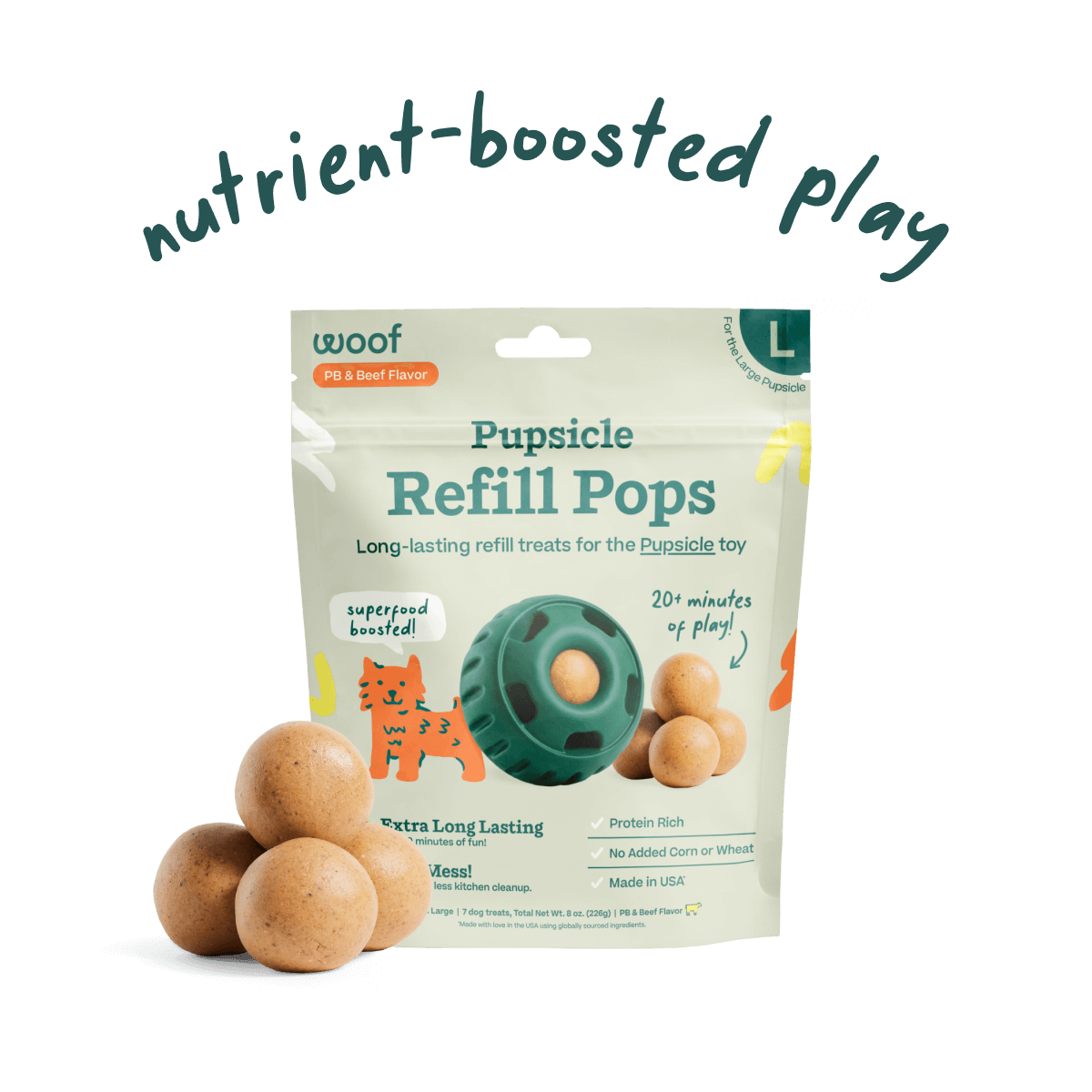 Woof Pupsicle Refill Pops