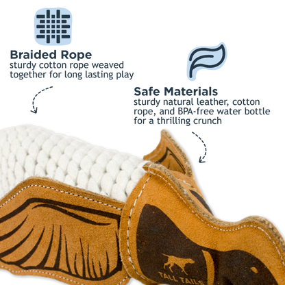 Tall Tails Leather & Rope Crunch Duck