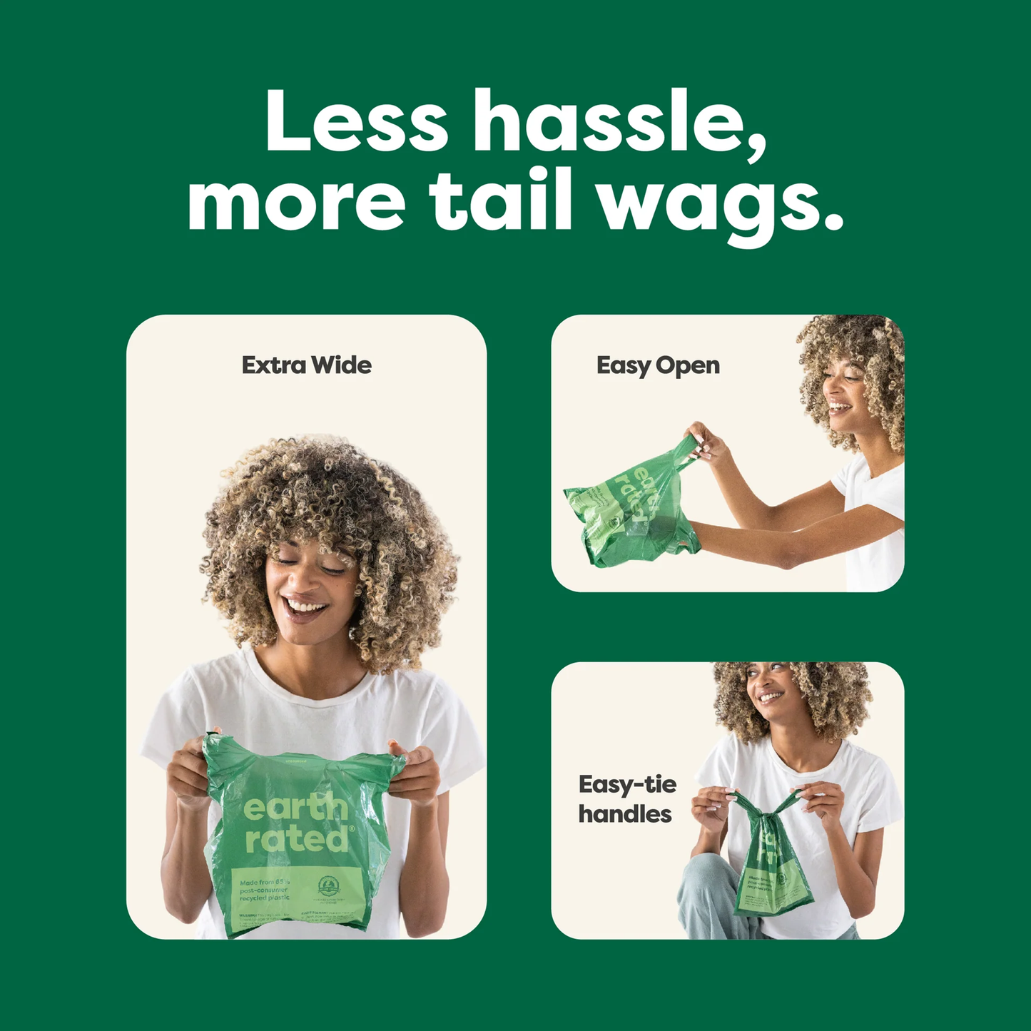 earth-rated® Easy Tie Handle Waste Bags