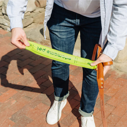 Edamame Pet Double Pod Leather Dog Leash