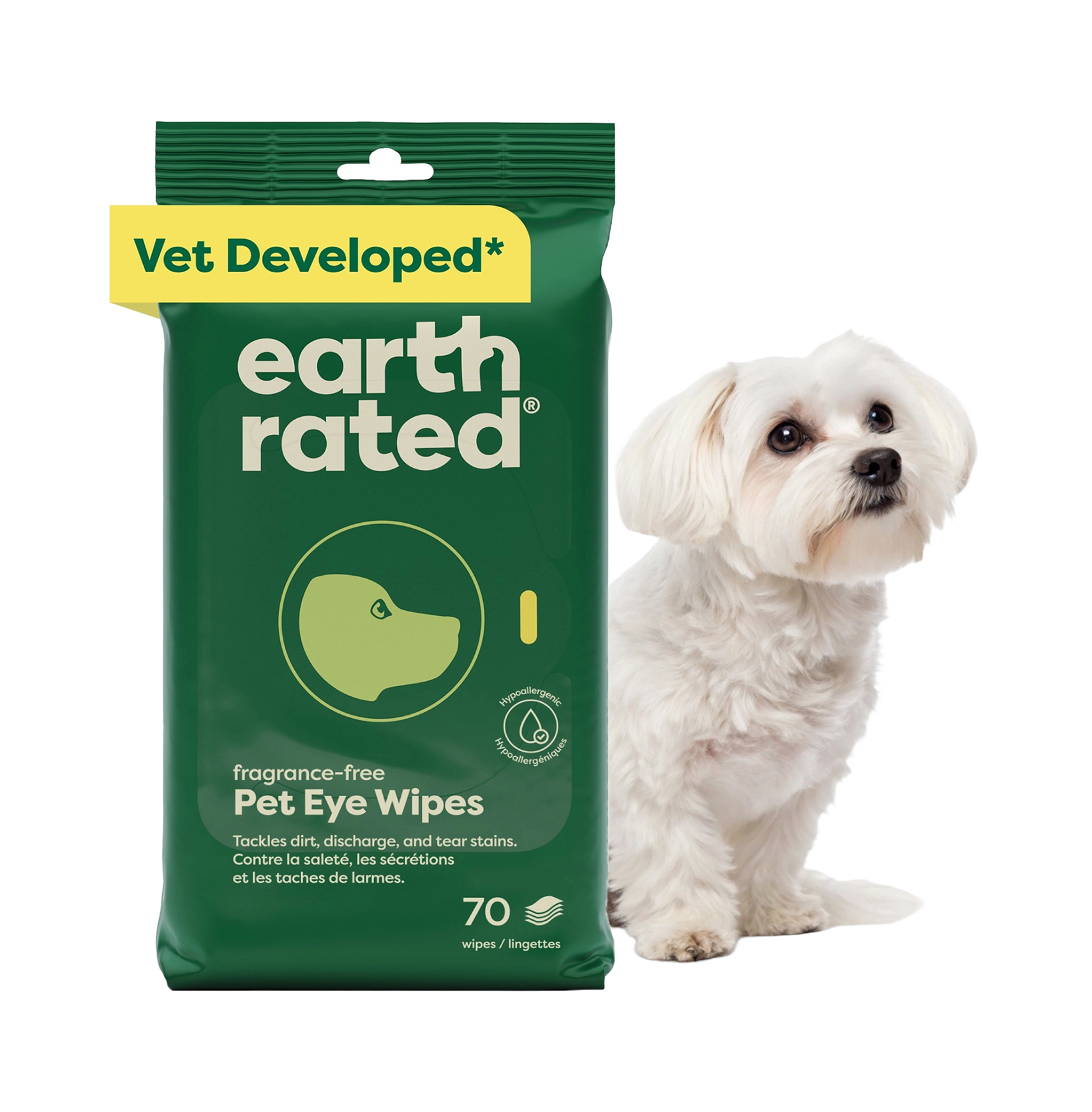 earth-rated® Eye Wipes