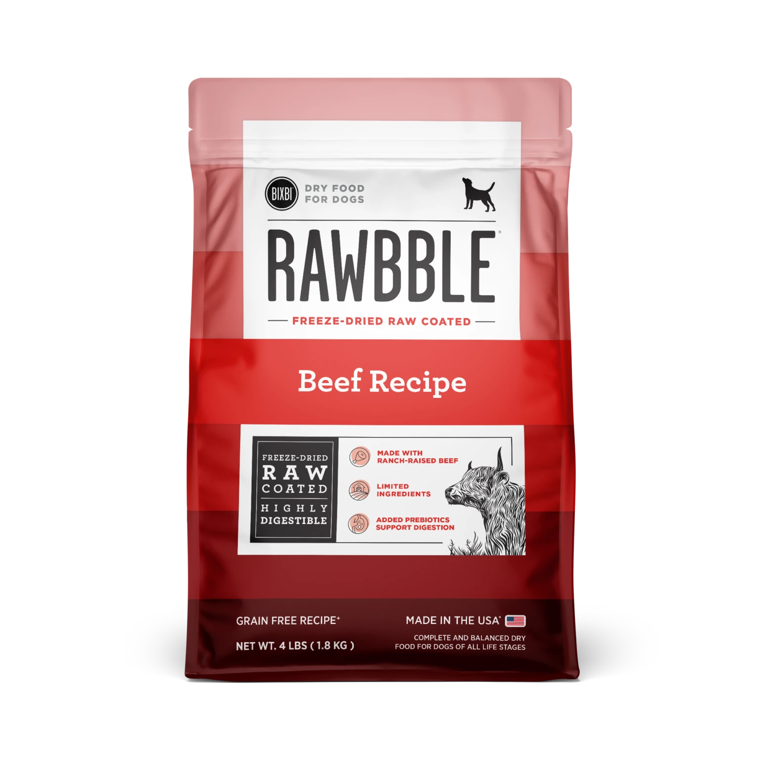 Bixbi Rawbble® Kibble | Beef Recipe