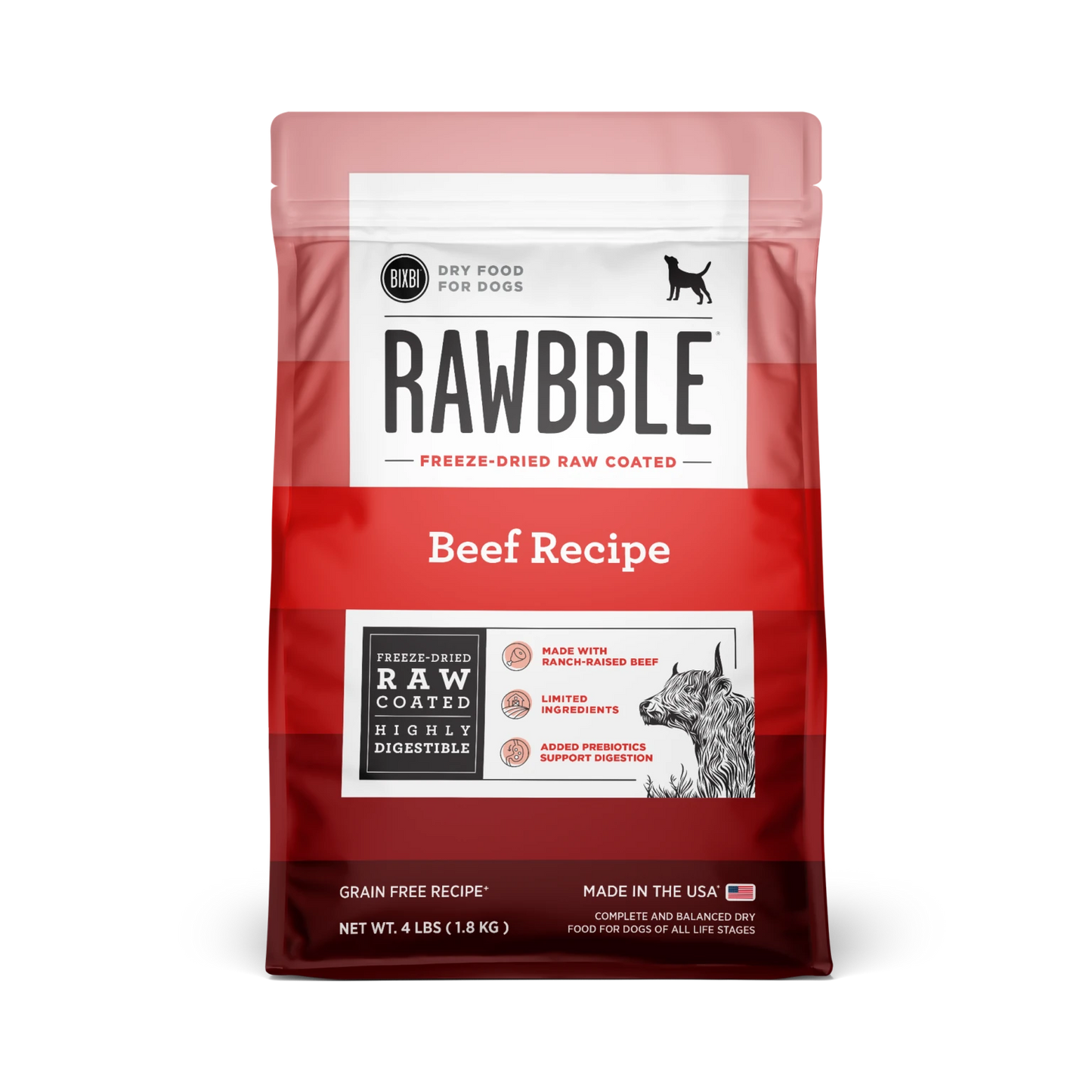 Bixbi Rawbble® Kibble | Beef Recipe