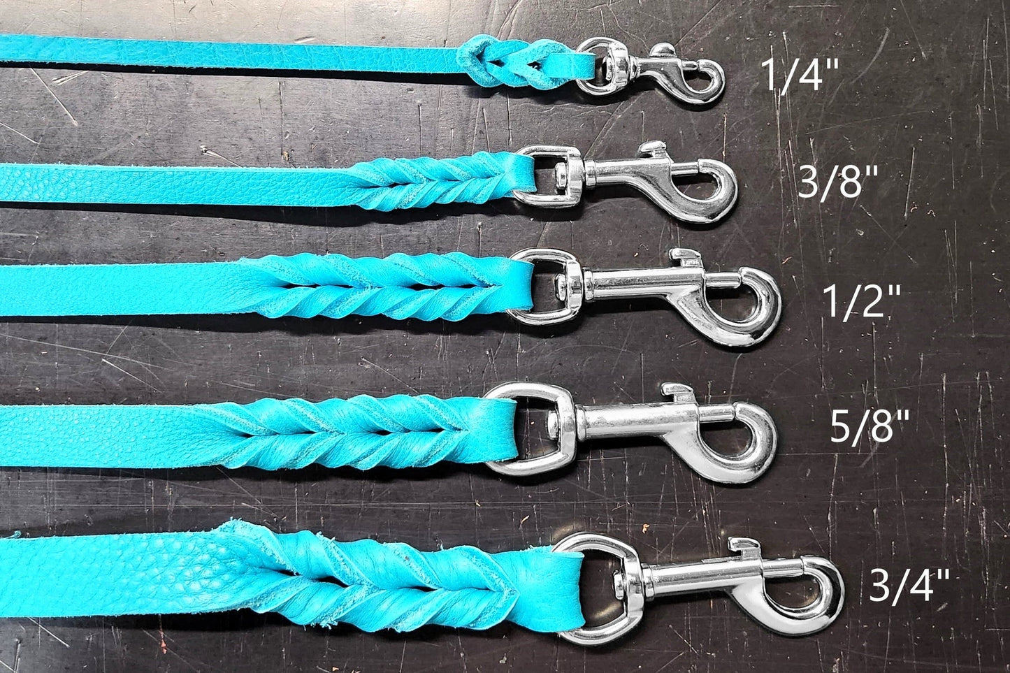 Soft Leather Leash 6'