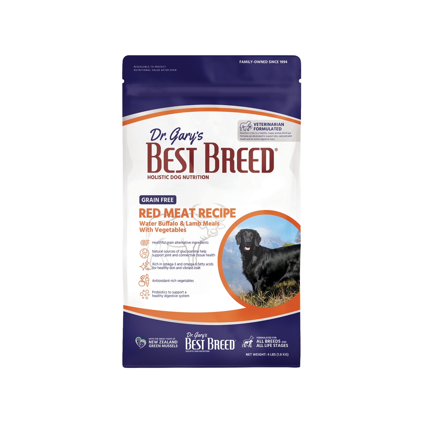 Dr. Gary's Best Breed Grain-Free Red Meat Recipe Dry Dog Food